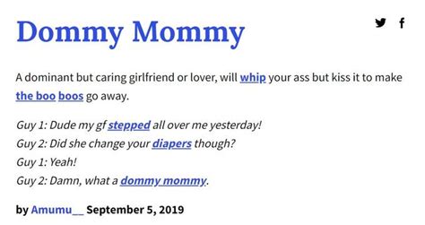 dommy mommy def